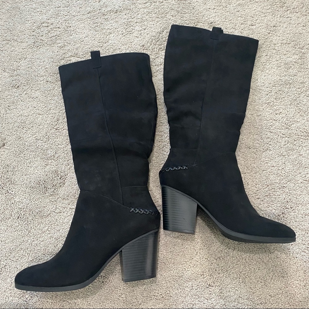 a.n.a Black Suede Boots